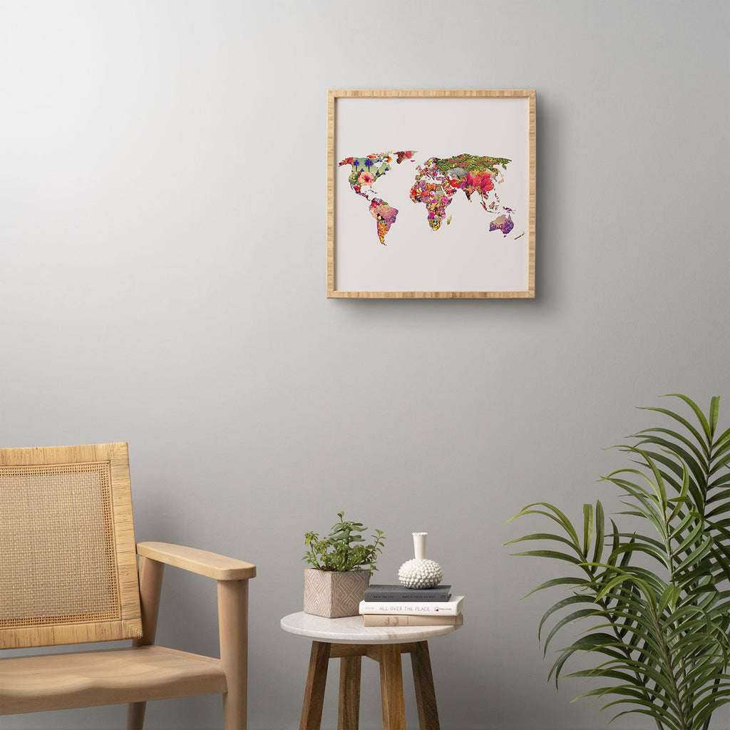 Bianca Green Its Your World Framed Wall Art