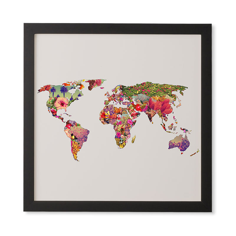Bianca Green Its Your World Framed Wall Art