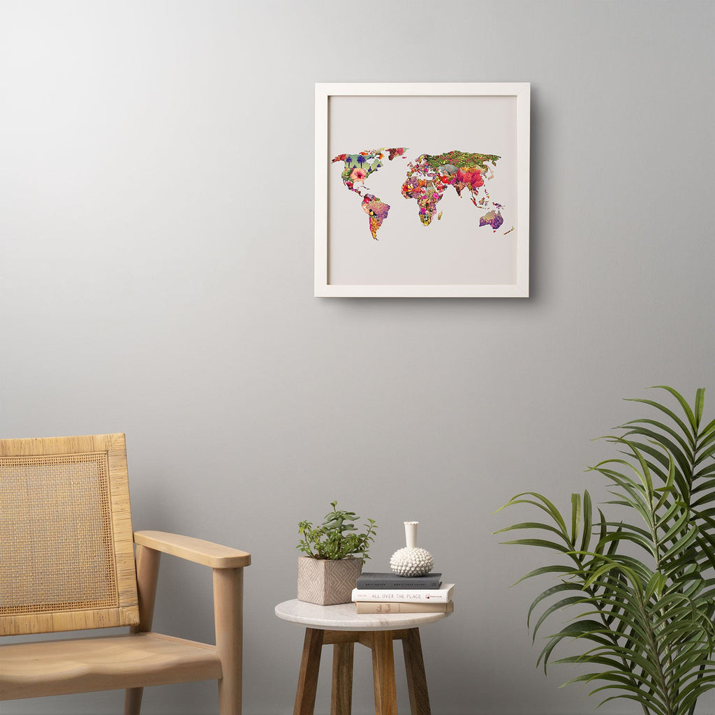 Bianca Green Its Your World Framed Wall Art