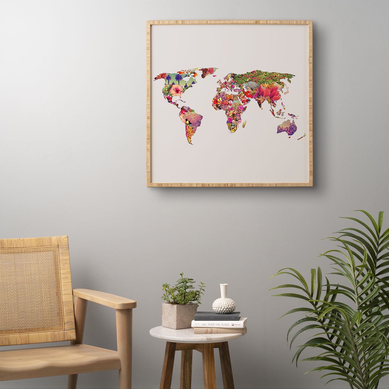 Bianca Green Its Your World Framed Wall Art
