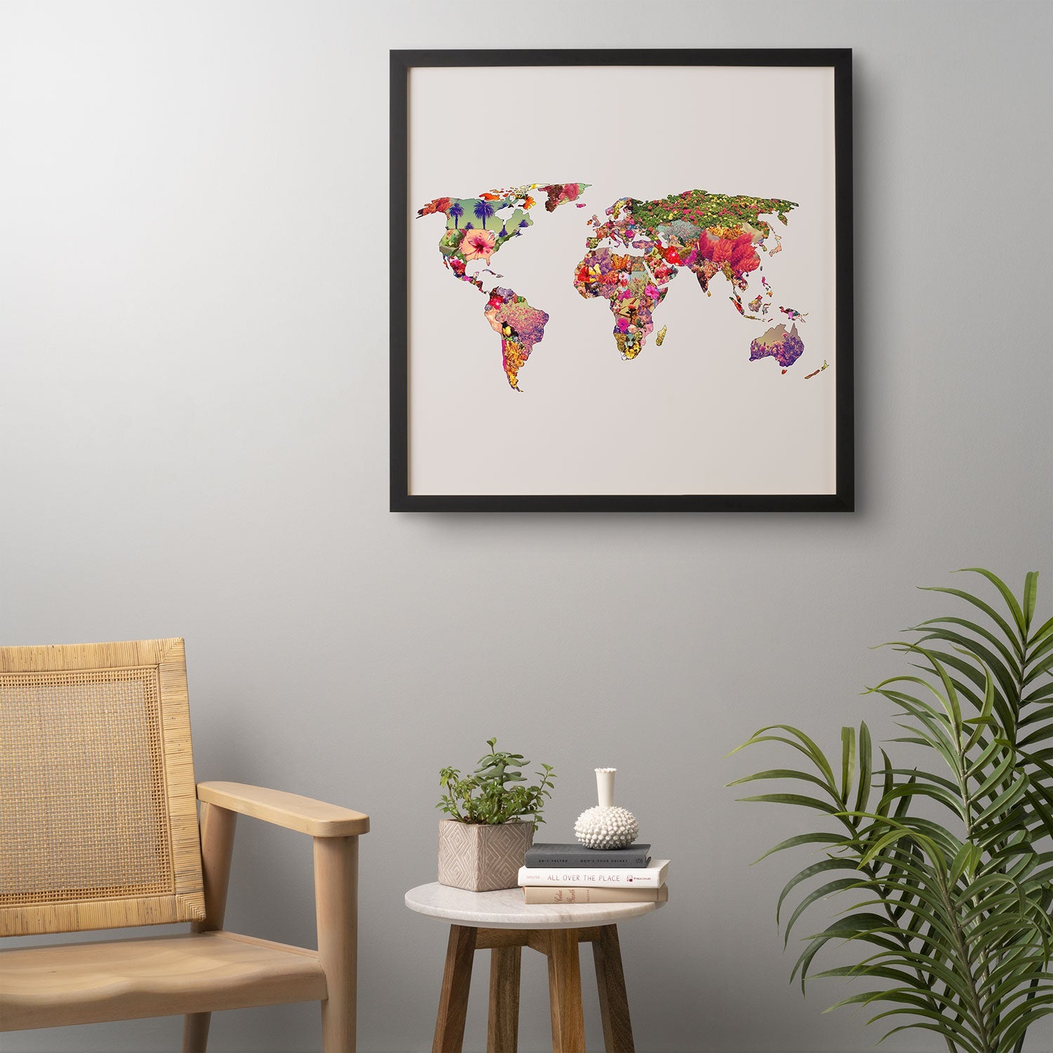 Bianca Green Its Your World Framed Wall Art