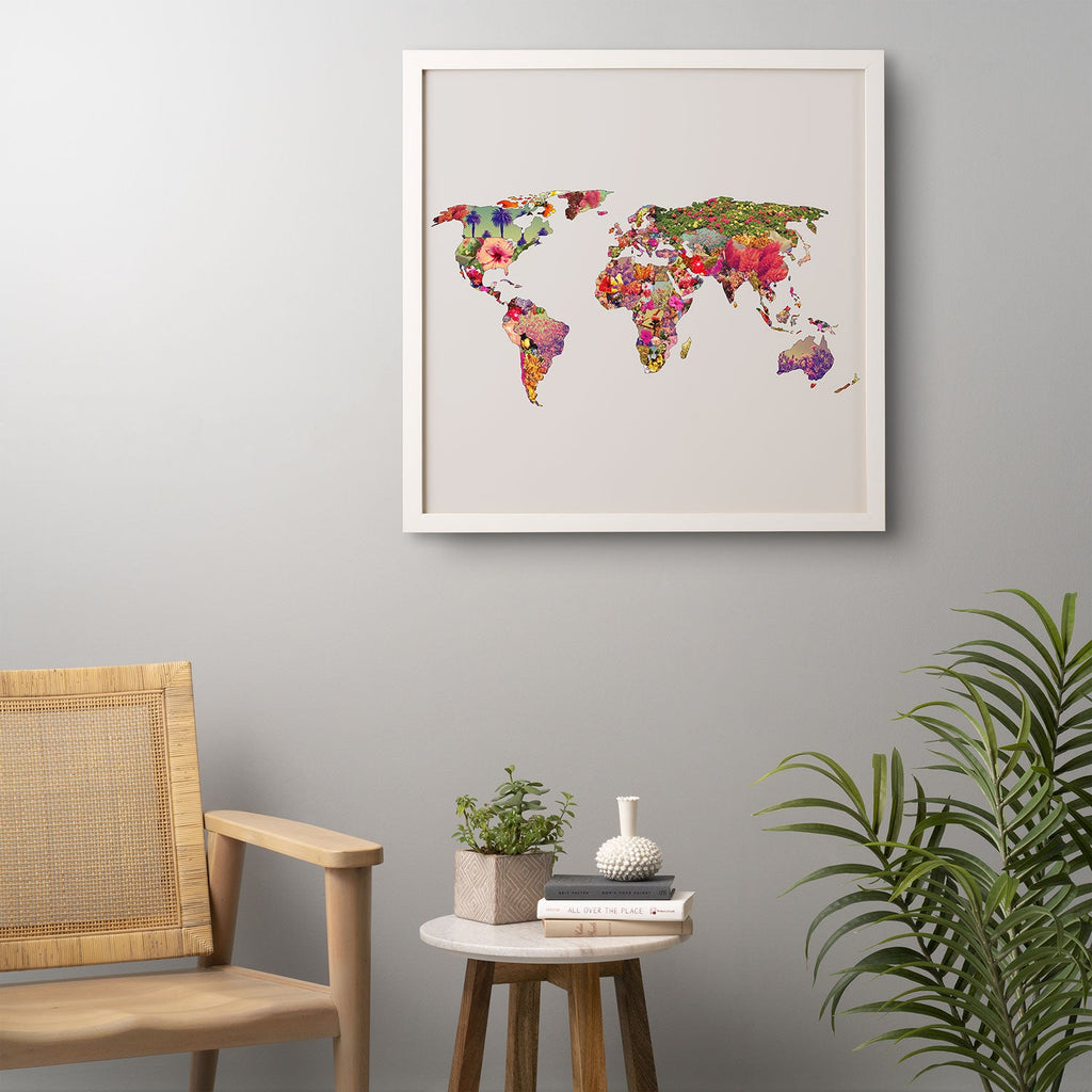 Bianca Green Its Your World Framed Wall Art