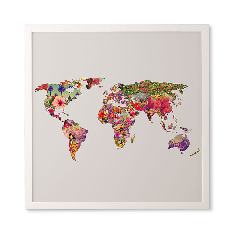 Bianca Green Its Your World Framed Wall Art