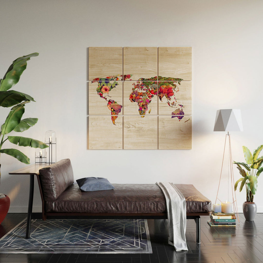 Bianca Green Its Your World Wood Wall Mural