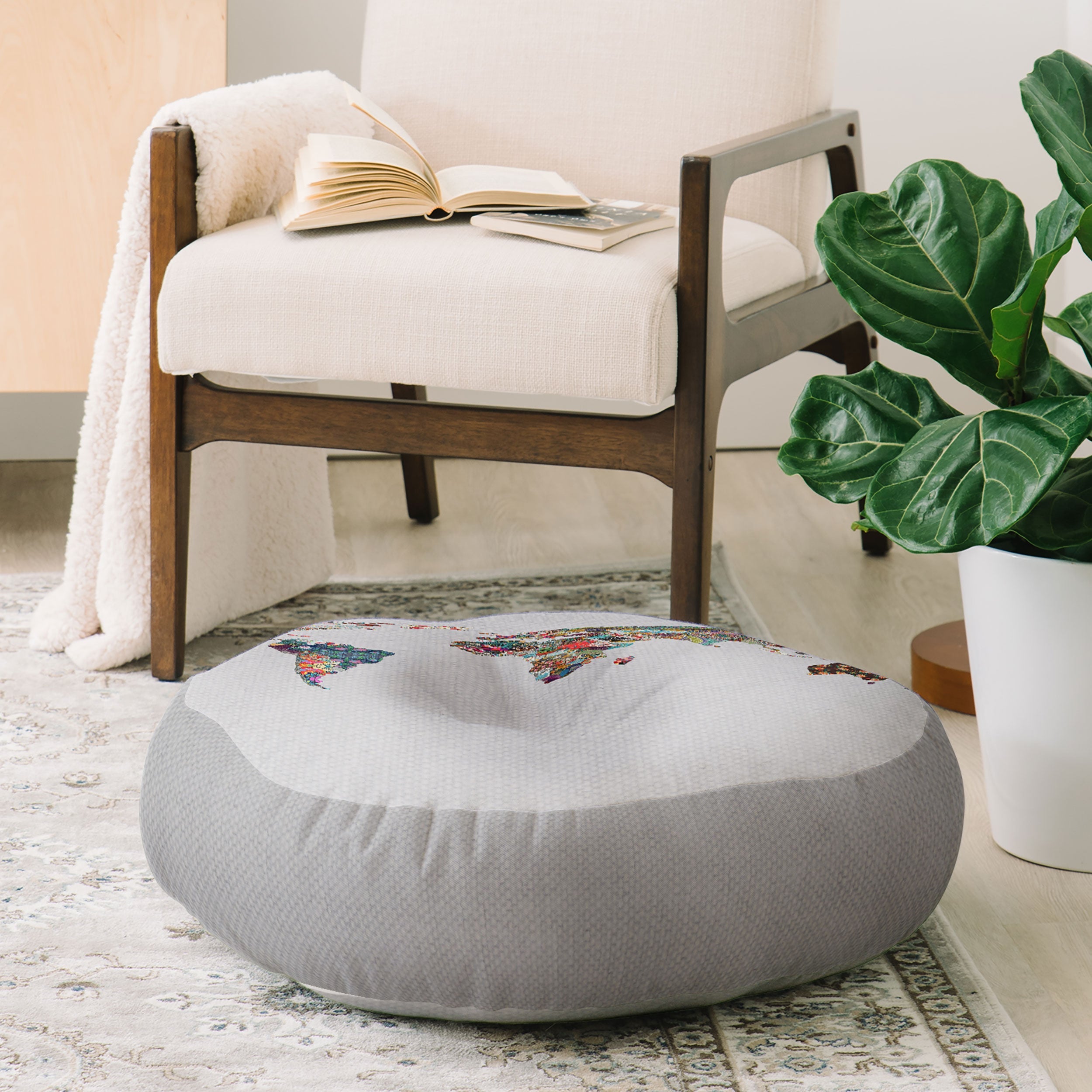 Bianca Green Louis Armstrong Told Us So Floor Pillow Round