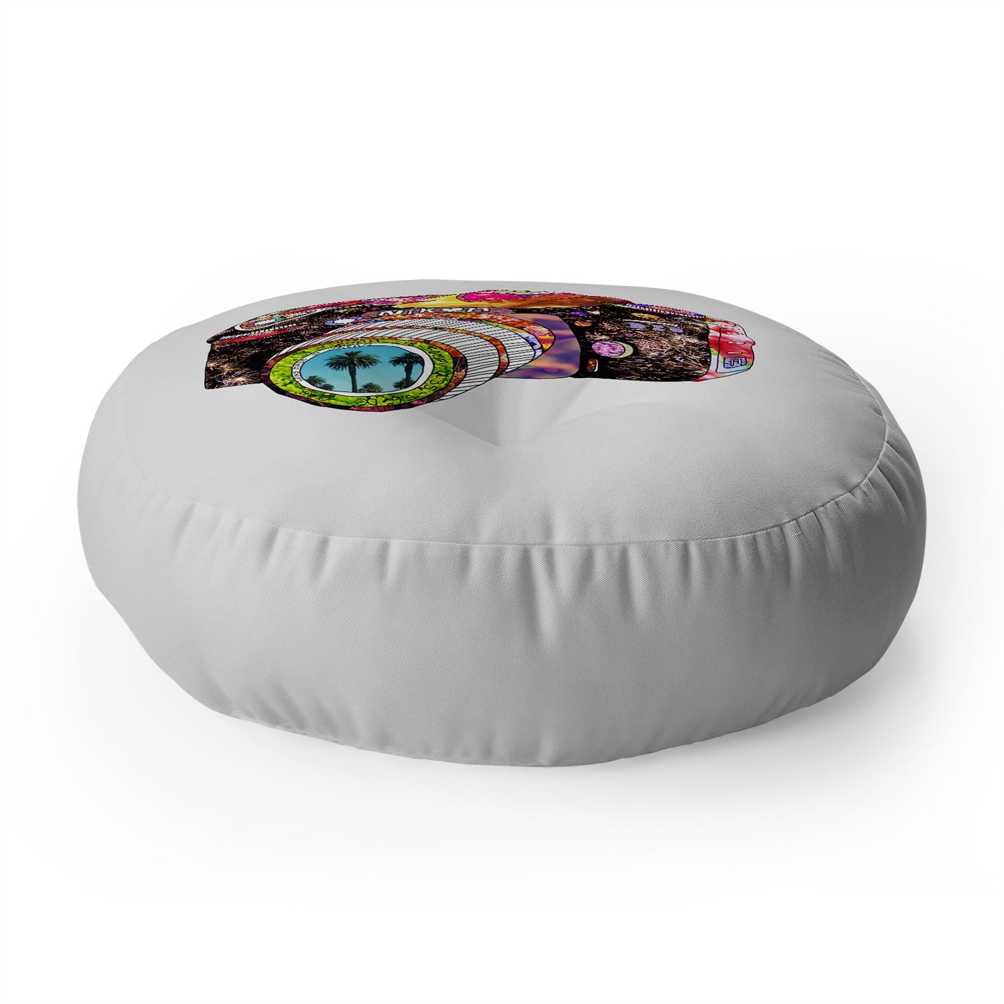 Bianca Green Picture This Floor Pillow Round