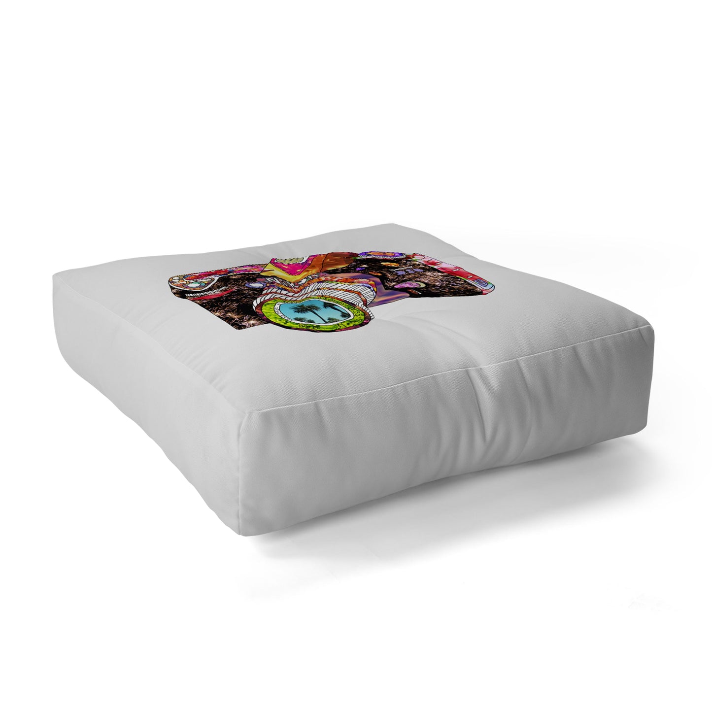 Bianca Green Picture This Floor Pillow Square