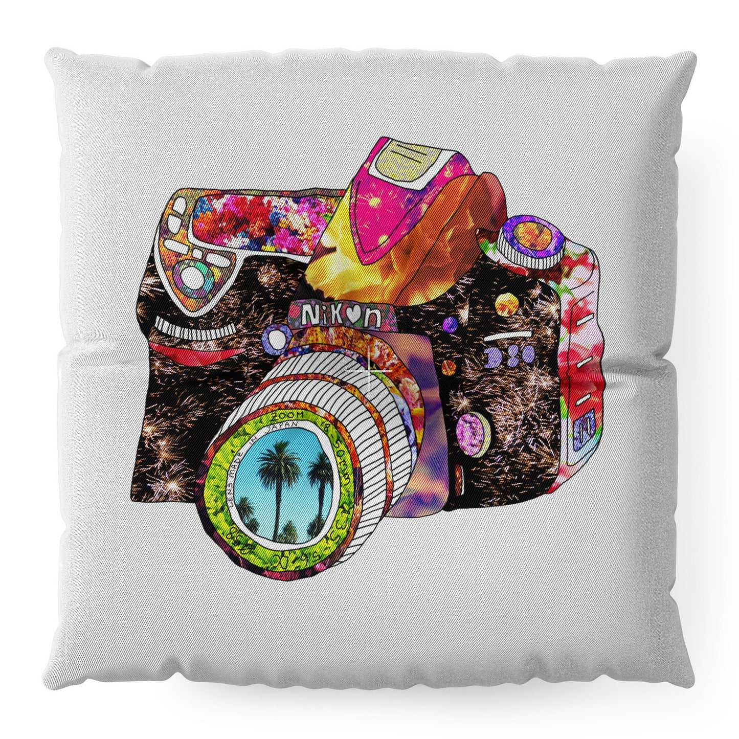 Bianca Green Picture This Floor Pillow Square