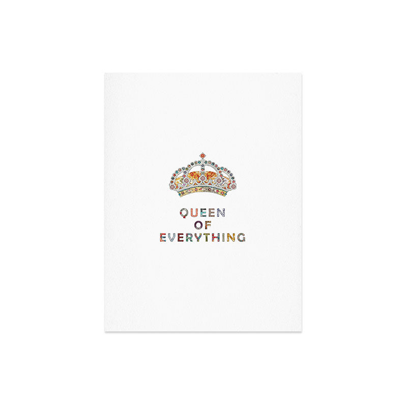 Bianca Green Queen Of Everything Art Print