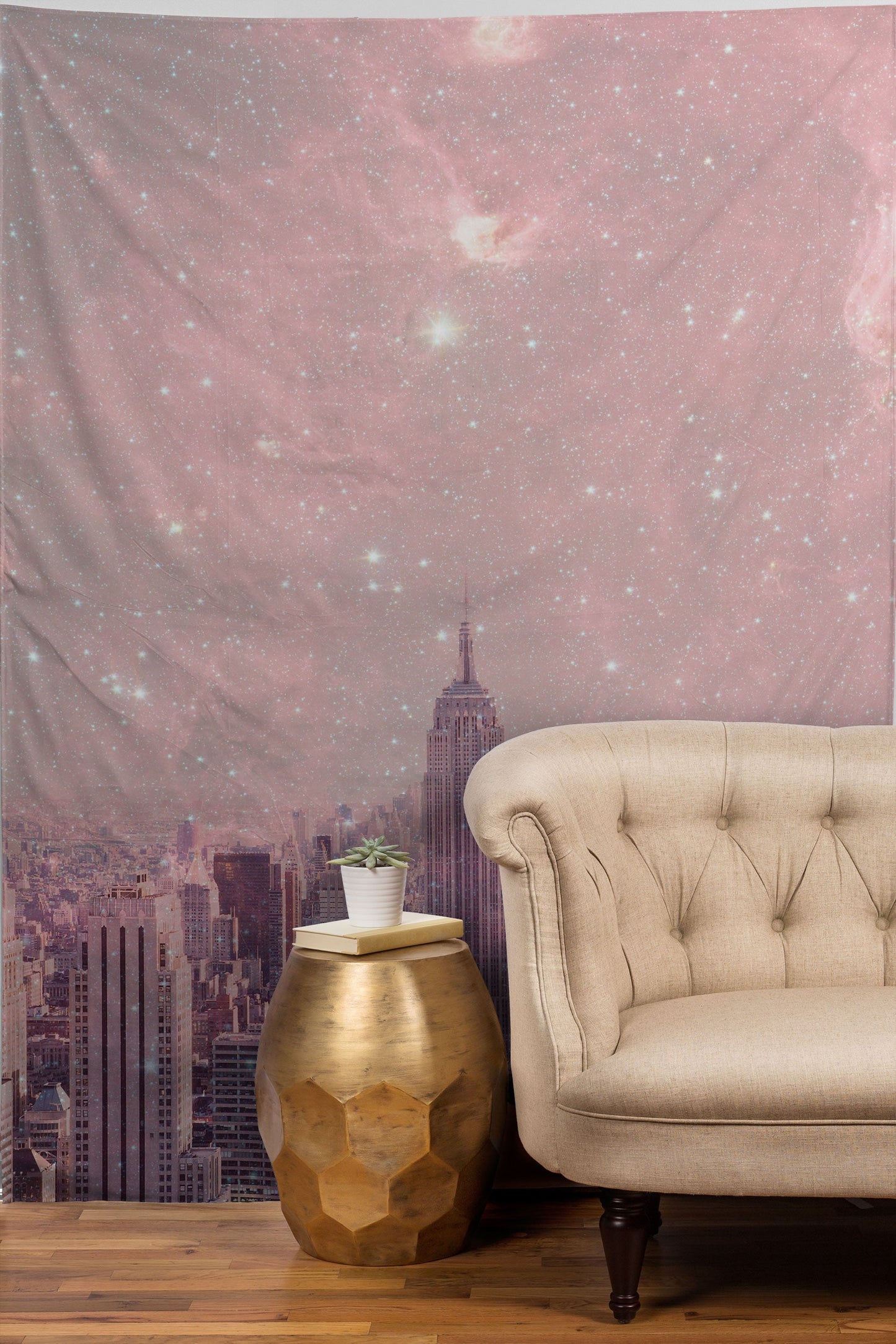 Bianca Green Stardust Covering New York Tapestry