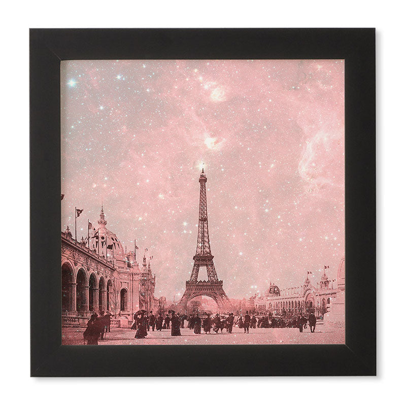 Bianca Green Stardust Covering Vintage Paris Framed Wall Art