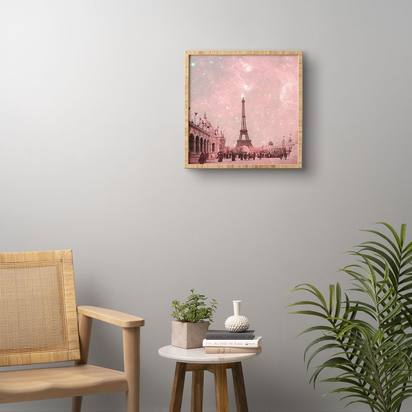 Bianca Green Stardust Covering Vintage Paris Framed Wall Art