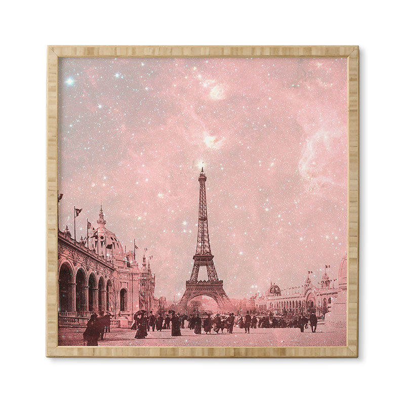 Bianca Green Stardust Covering Vintage Paris Framed Wall Art