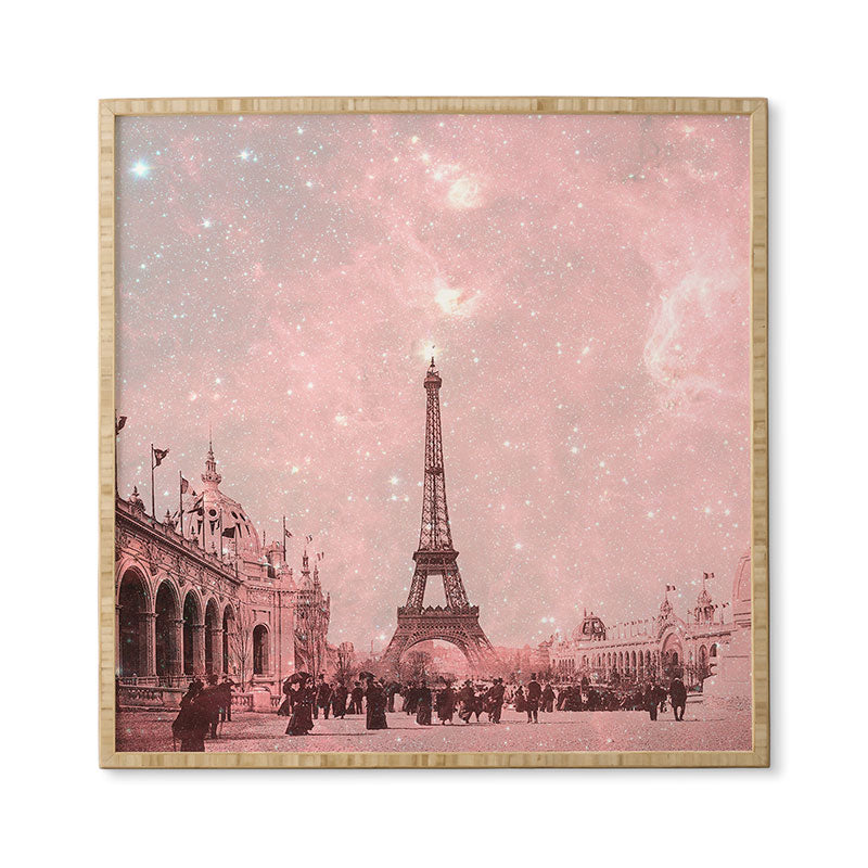 Bianca Green Stardust Covering Vintage Paris Framed Wall Art