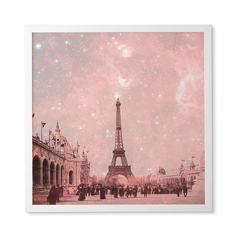 Bianca Green Stardust Covering Vintage Paris Framed Wall Art