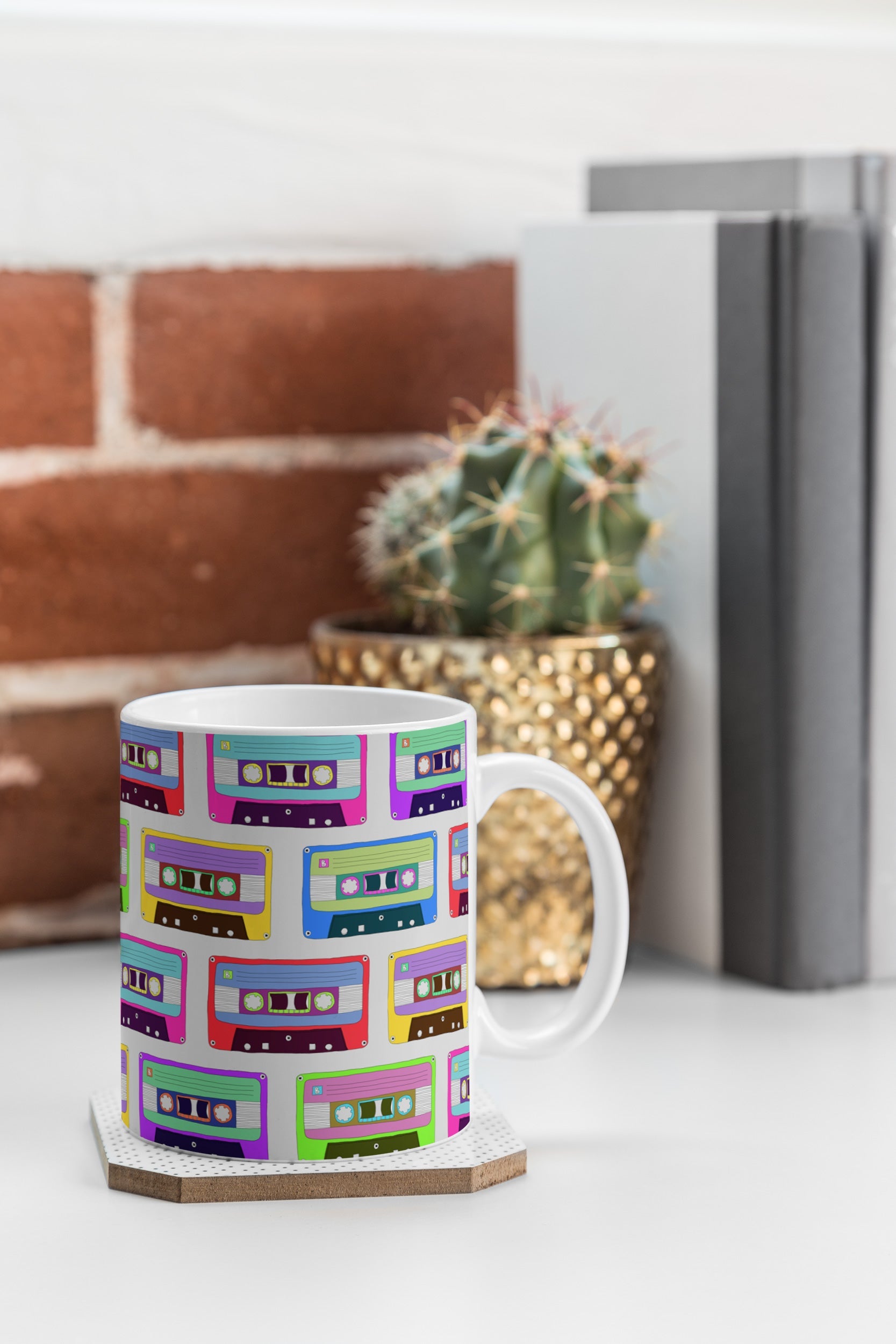 Bianca Green Tape It Rainbow Coffee Mug