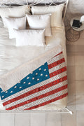 Bianca Green USA Fleece Throw Blanket
