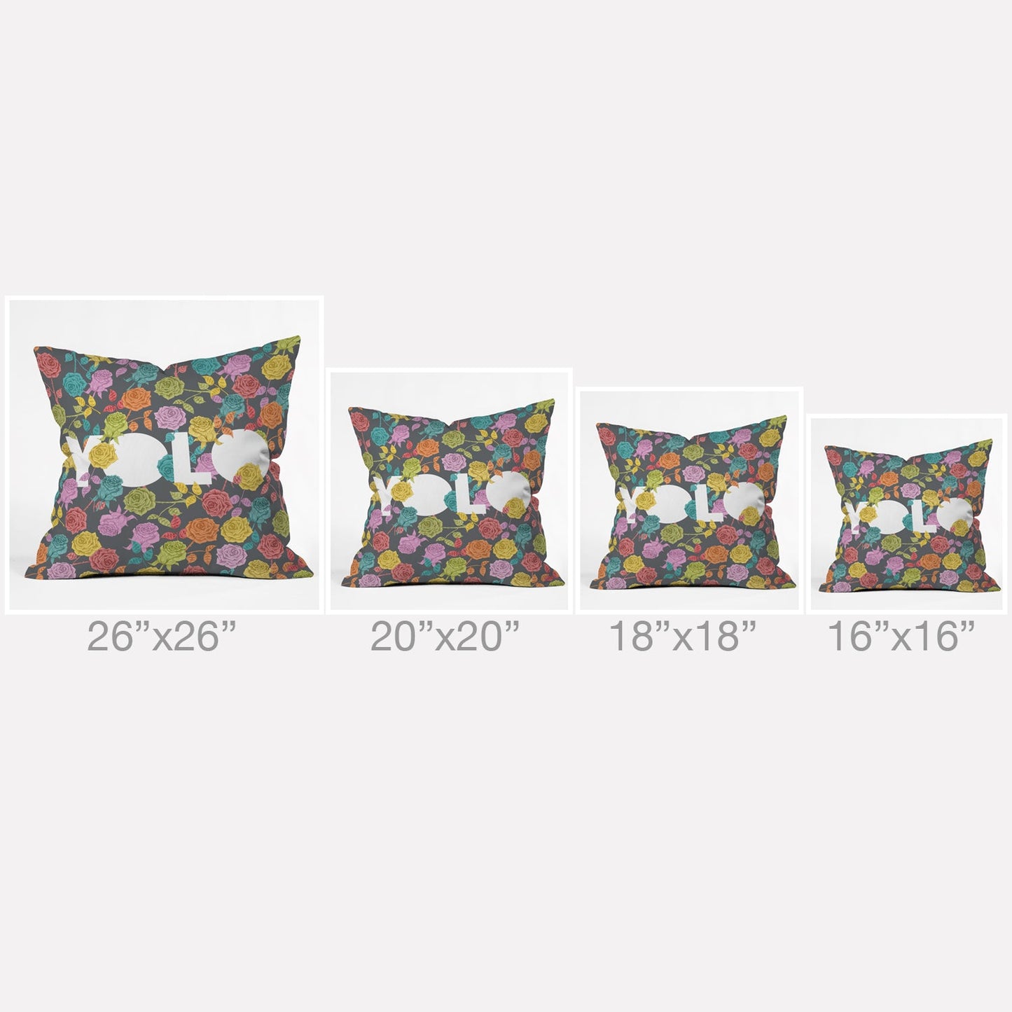Bianca Green Yolo Outdoor Throw Pillow