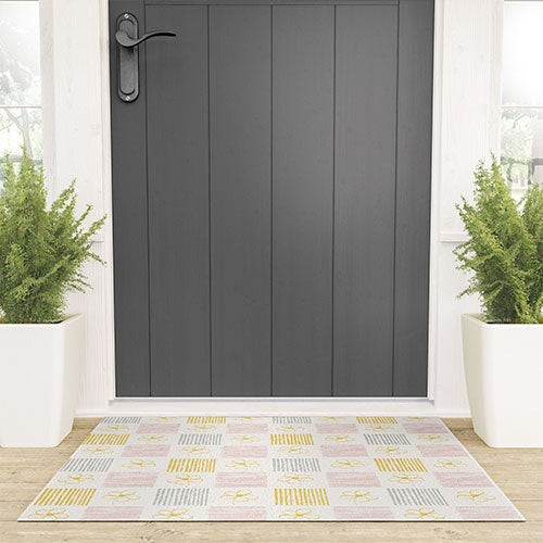 Menina Lisboa Spring Grandmillennial Welcome Mat