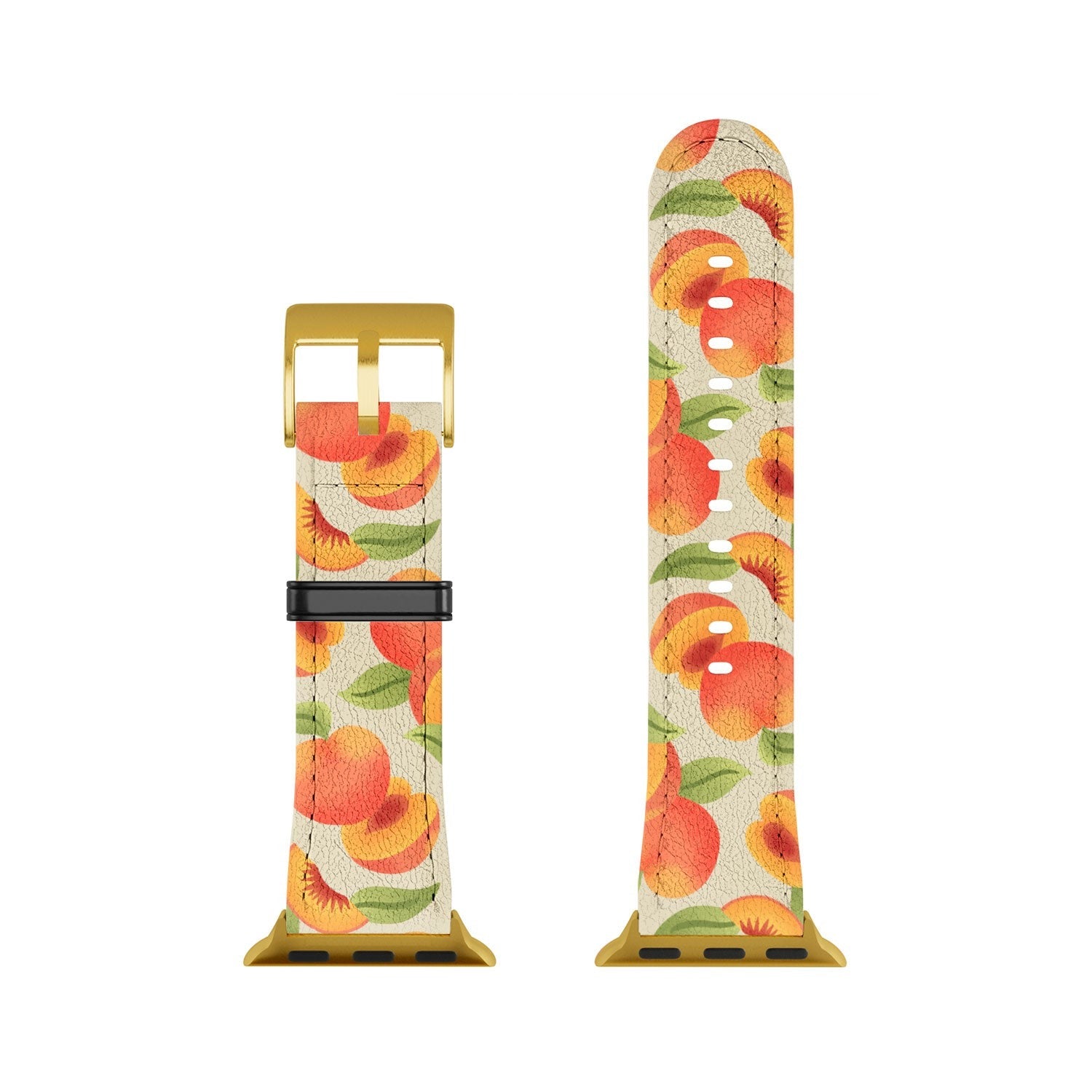 Jessica Molina Peach Pattern Apple Watch Band