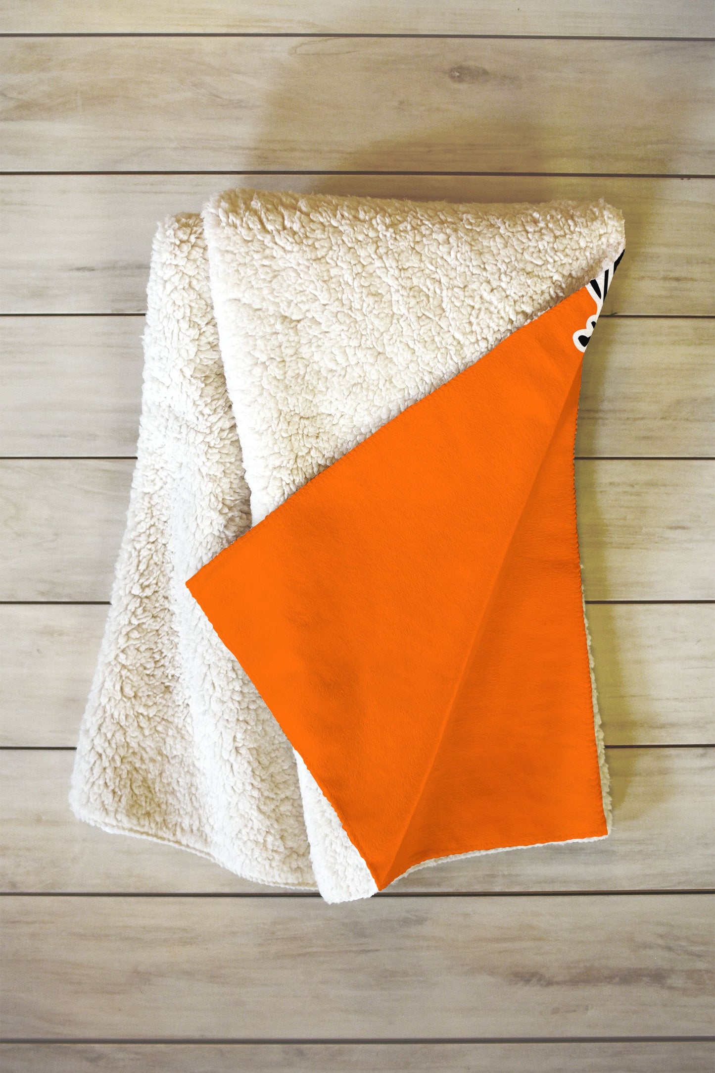 Bird Ave Princeton University Orange Fleece Throw Blanket