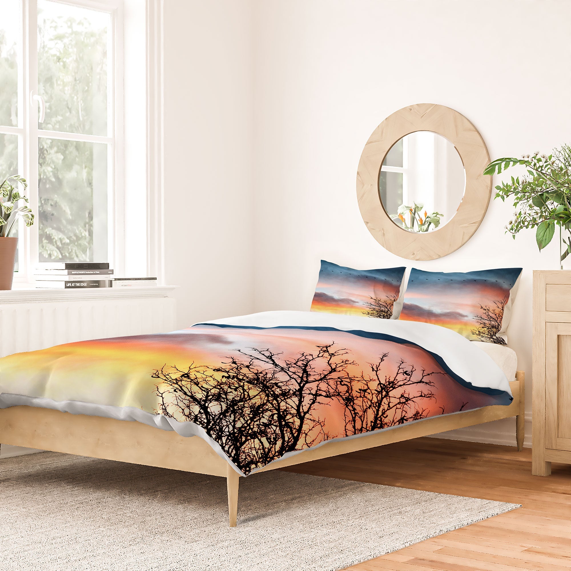 Bird Wanna Whistle Bird Line Duvet Cover