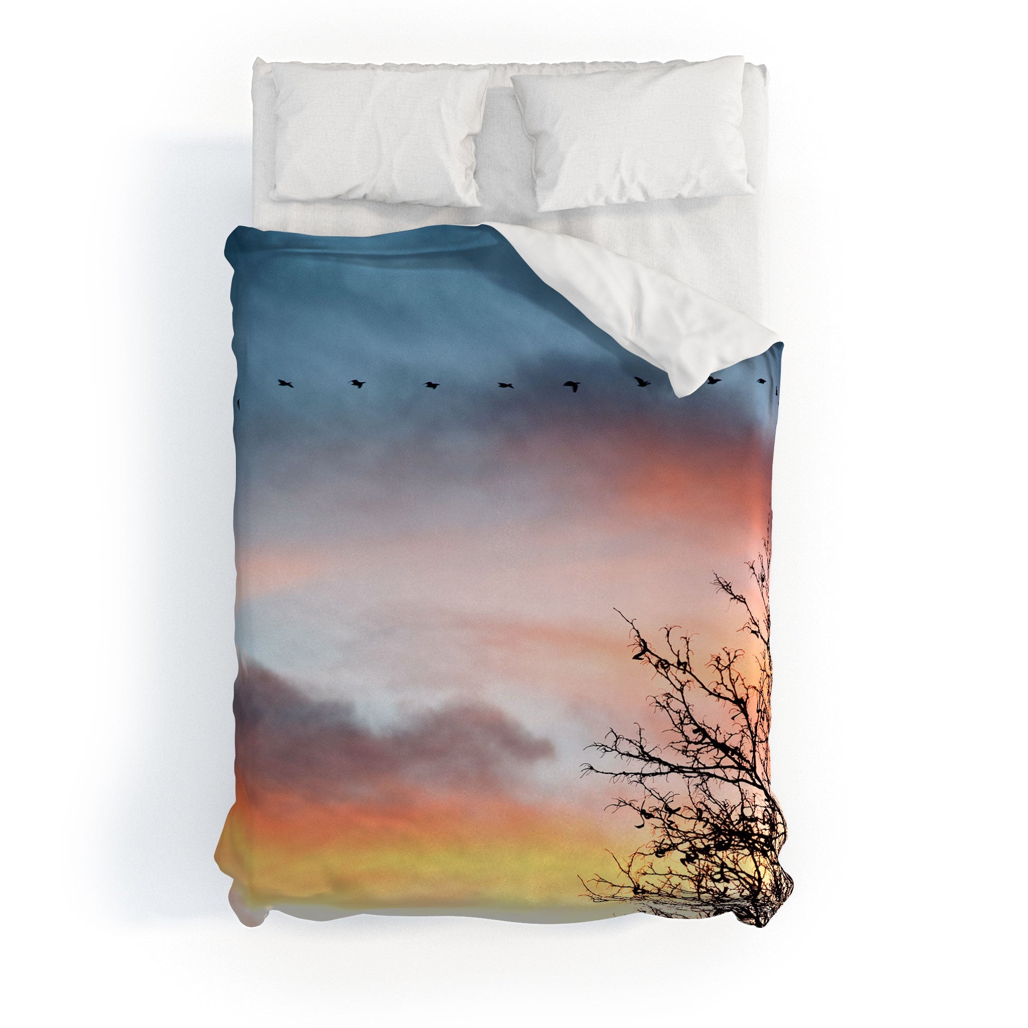 Bird Wanna Whistle Bird Line Duvet Cover