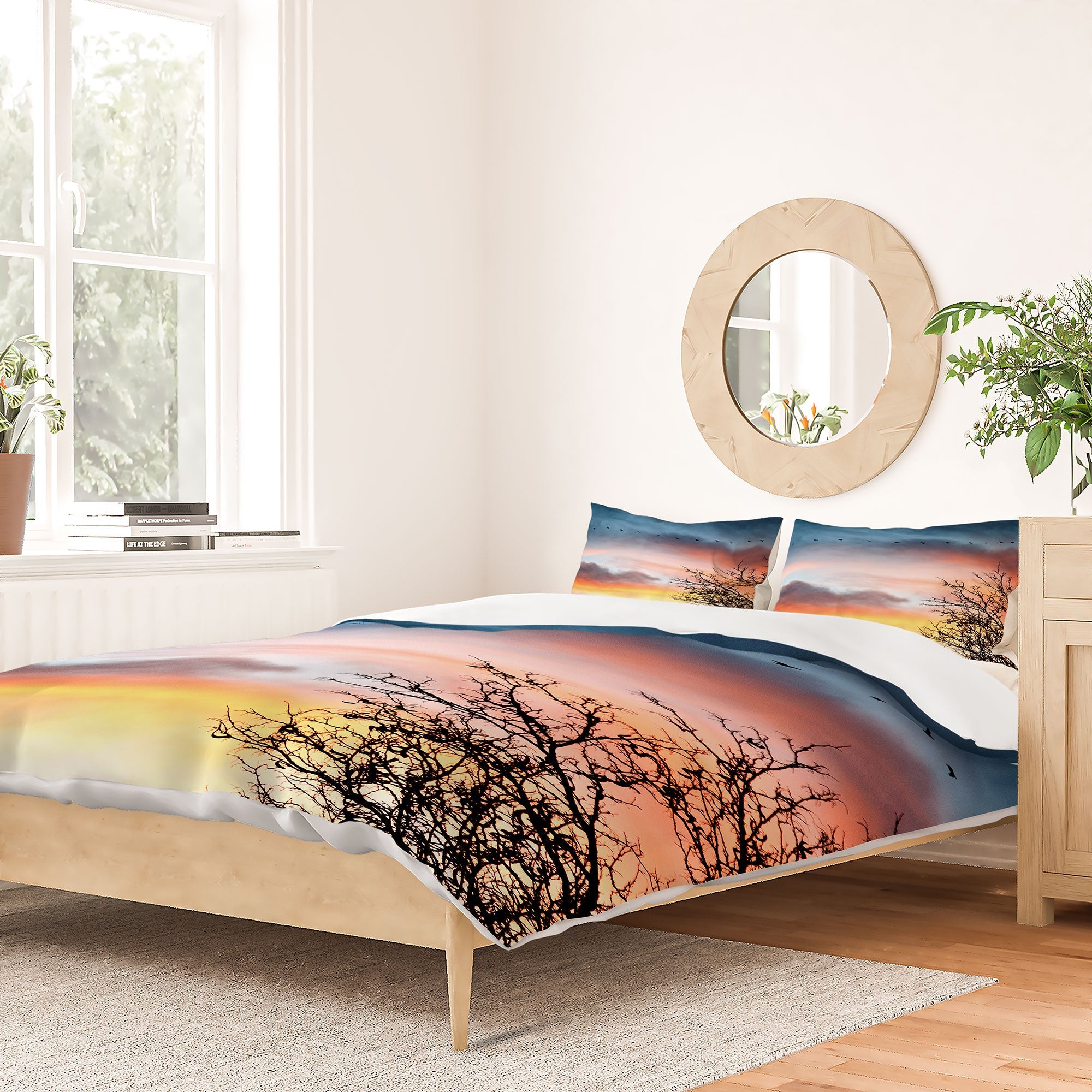 Bird Wanna Whistle Bird Line Duvet Cover