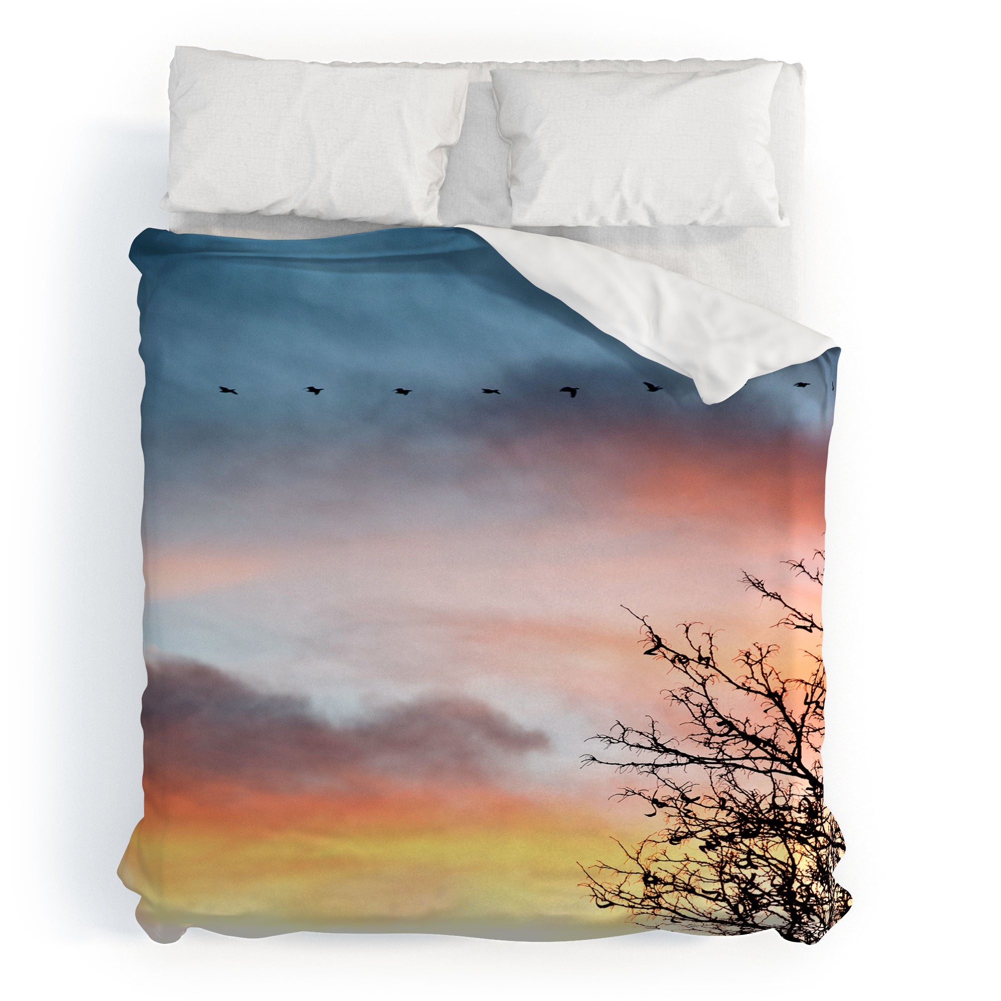 Bird Wanna Whistle Bird Line Duvet Cover