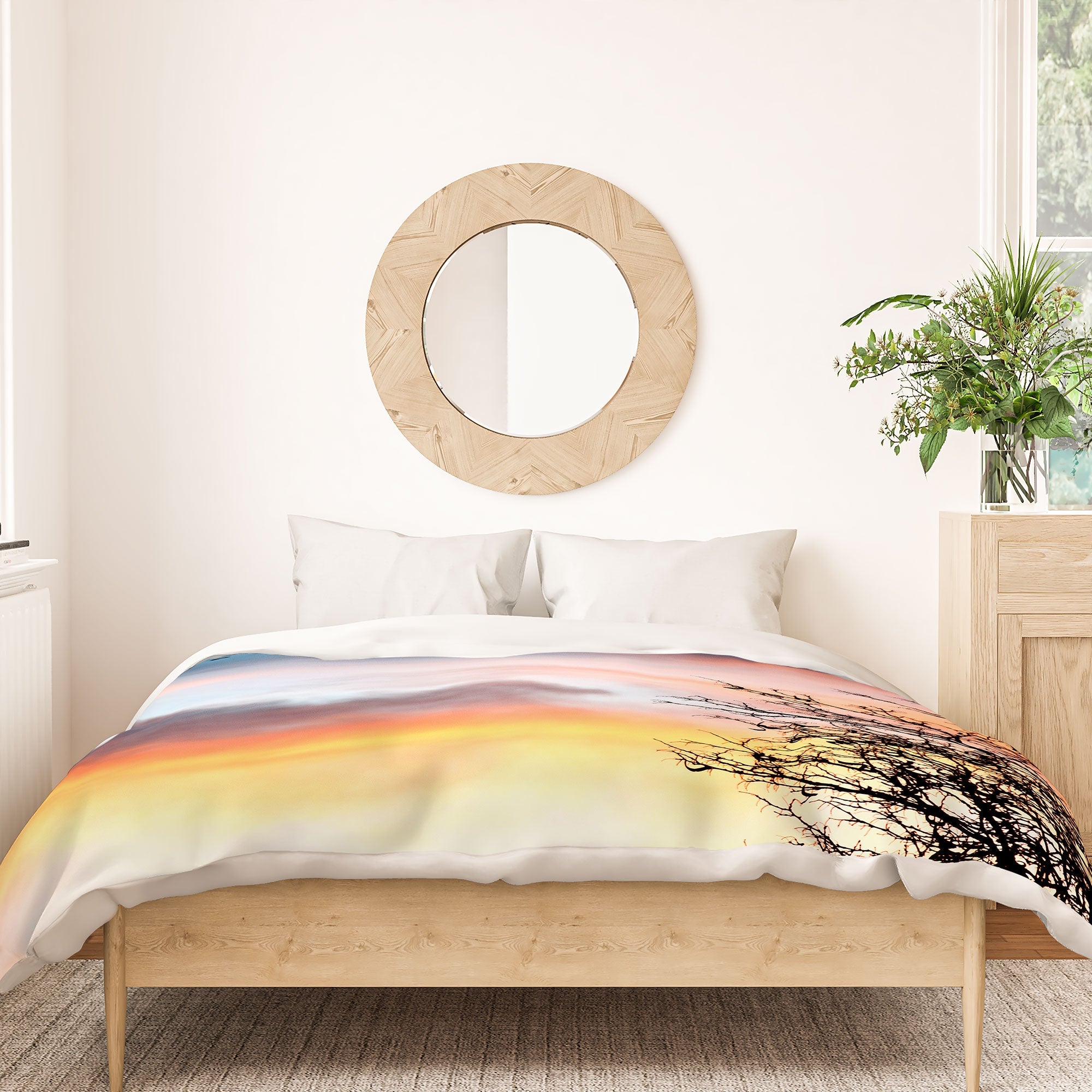 Bird Wanna Whistle Bird Line Duvet Cover