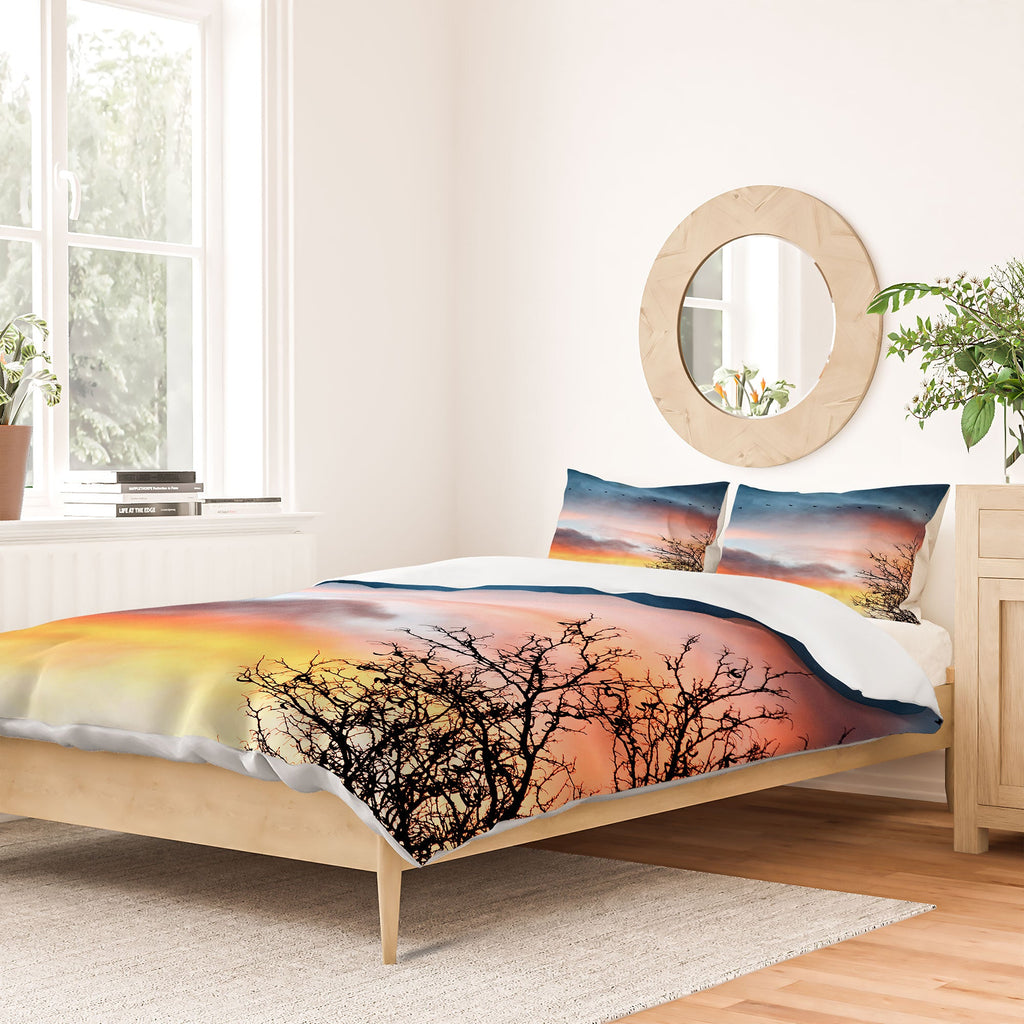 Bird Wanna Whistle Bird Line Duvet Cover