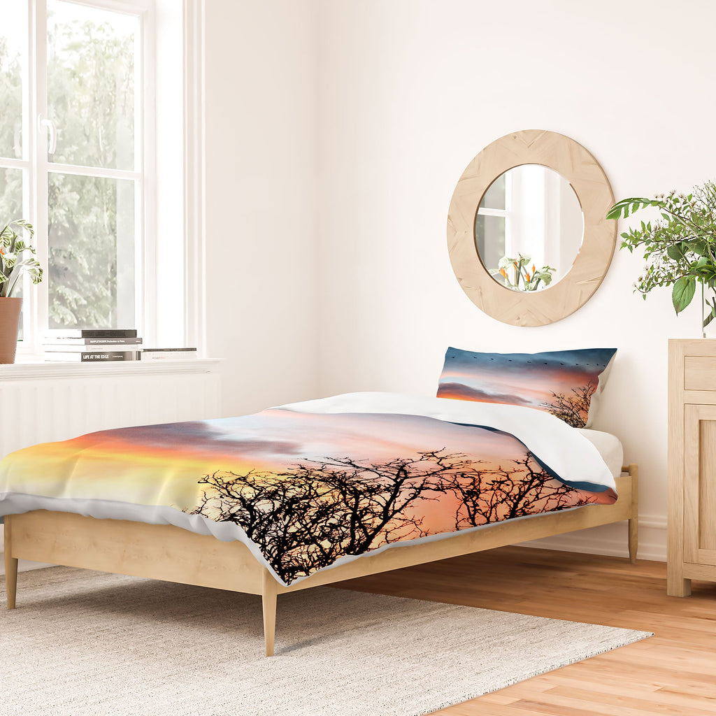 Bird Wanna Whistle Bird Line Duvet Cover
