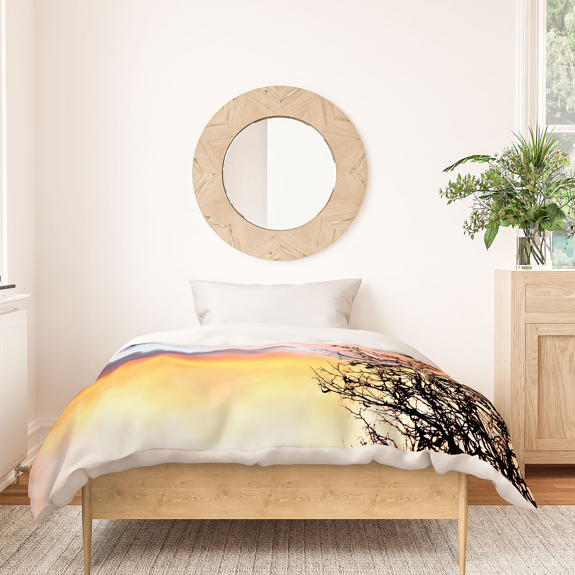 Bird Wanna Whistle Bird Line Duvet Cover