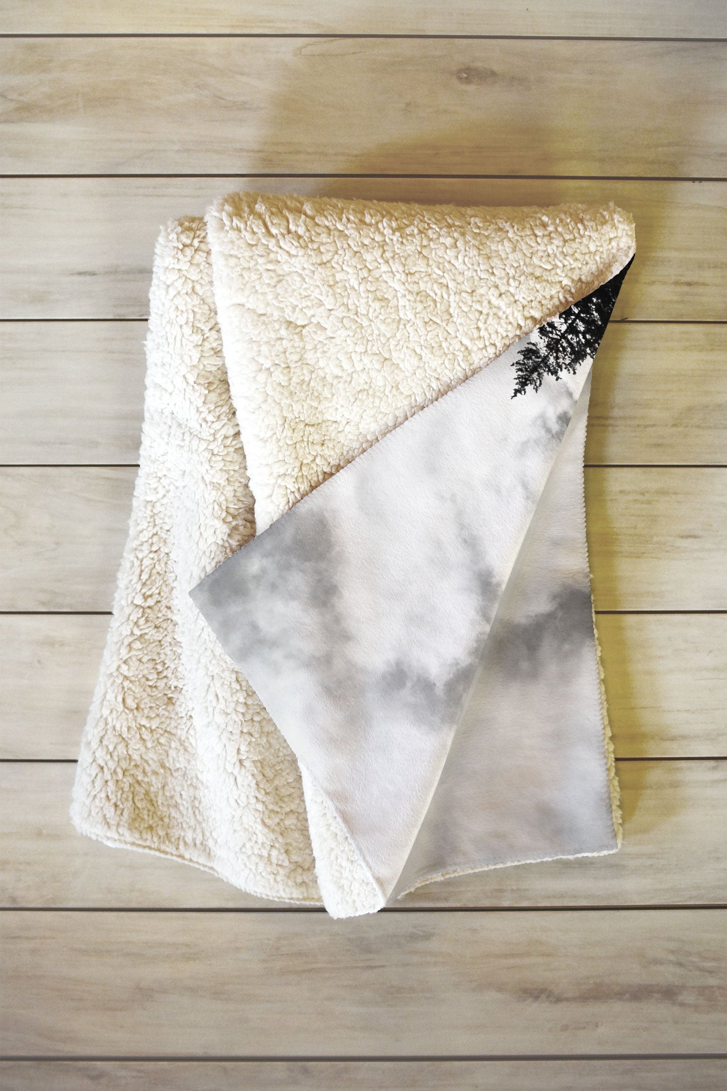 Bird Wanna Whistle White Mountain Fleece Throw Blanket