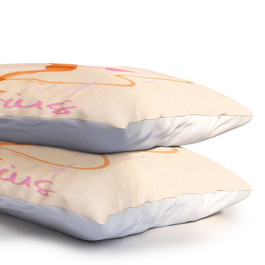 Little Om Zodiac Sign Sagittarius Pillow Shams