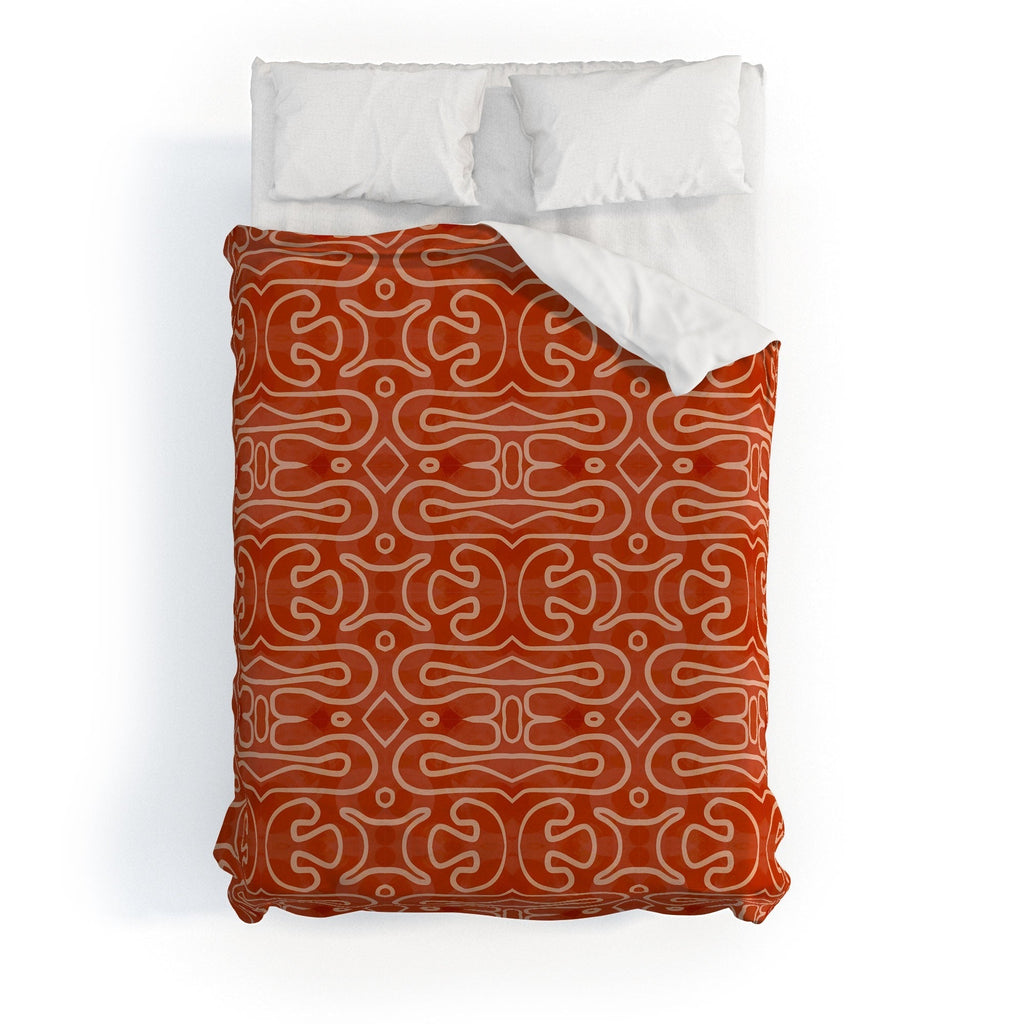 Mirimo Venexiana Burnt Orange Duvet Cover