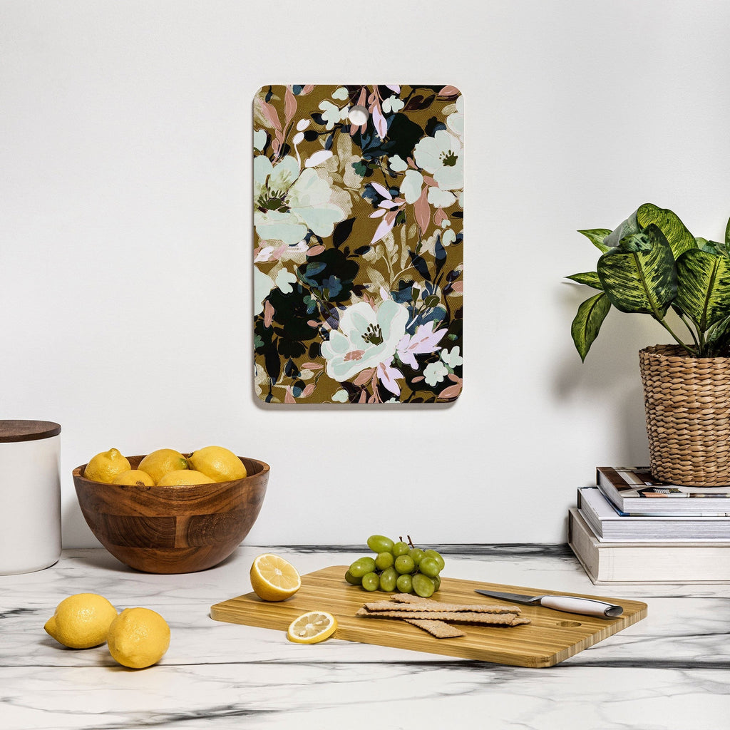 Marta Barragan Camarasa Romantic Floral Fusion Cutting Board Rectangle