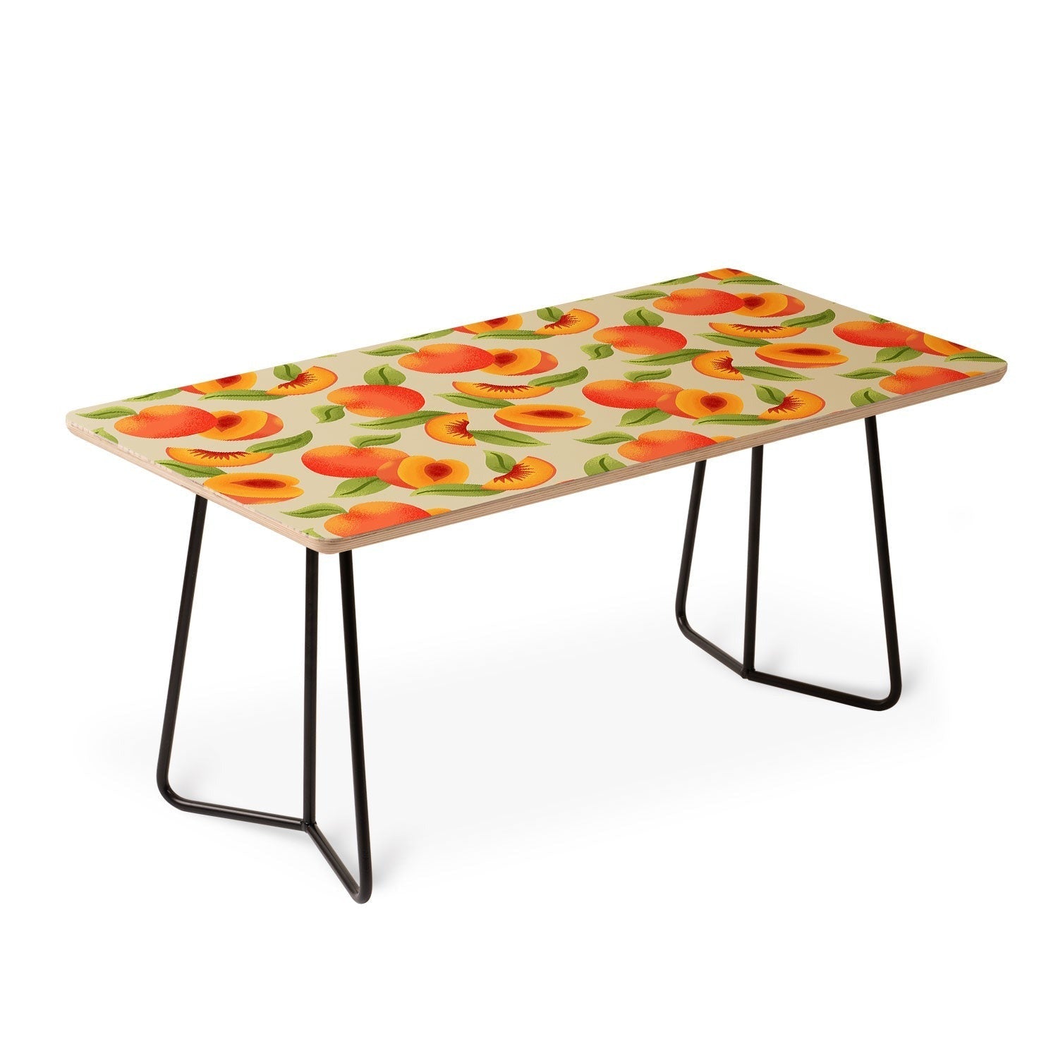 Jessica Molina Peach Pattern Coffee Table
