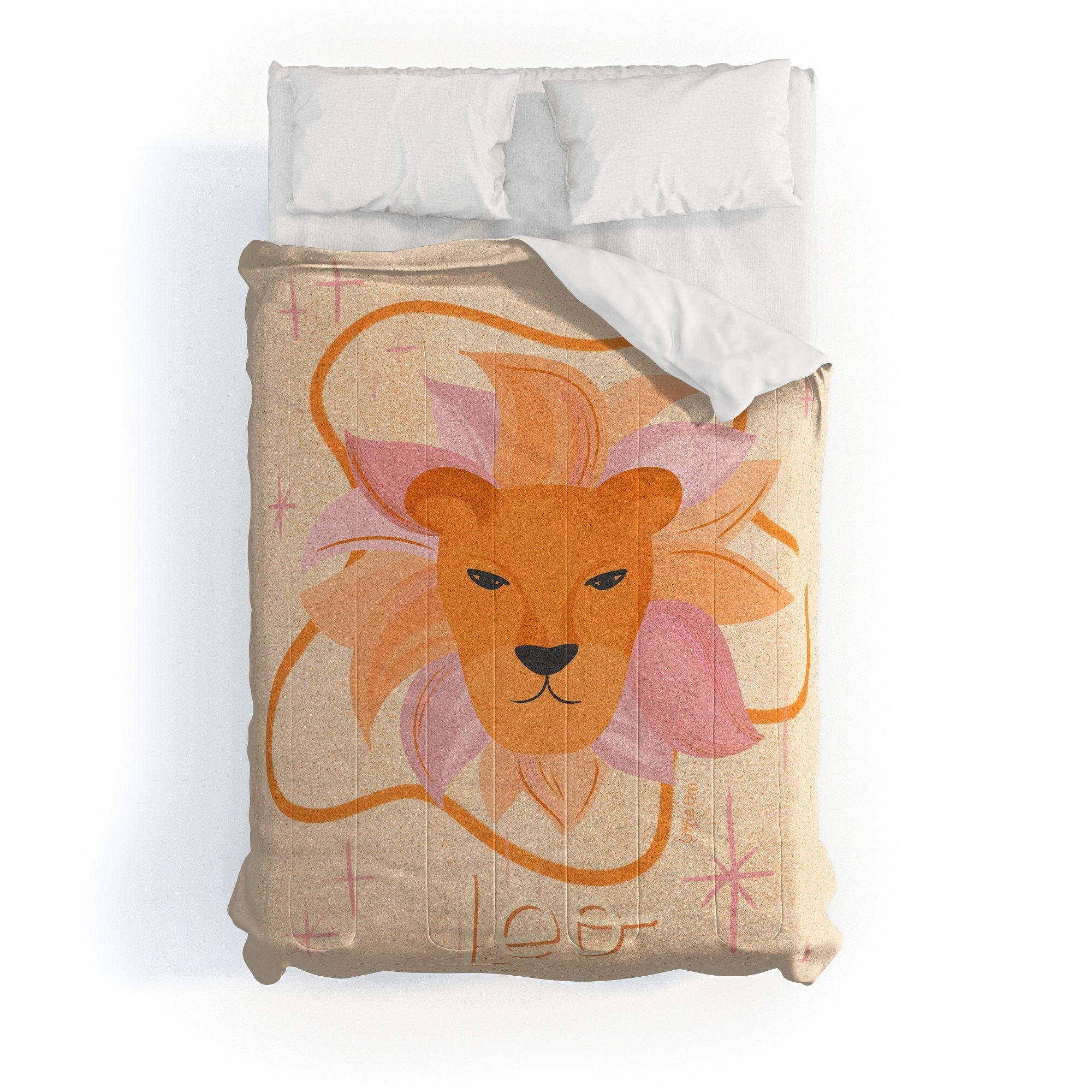 Little Om Zodiac Signs Leo Comforter