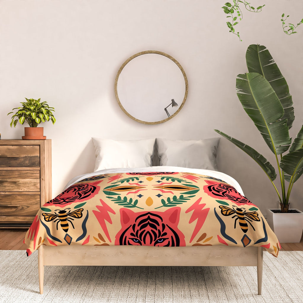 Design by Spark Tigress Queen Bee Comforter