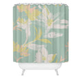 Gabriela Fuente Emma Floral Mint Shower Curtain