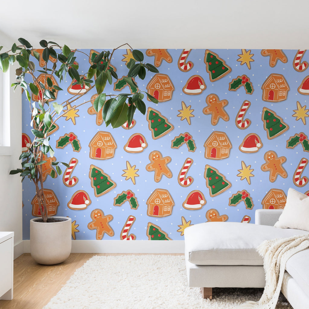 Love_Ryming Christmas Cookies Wall Mural