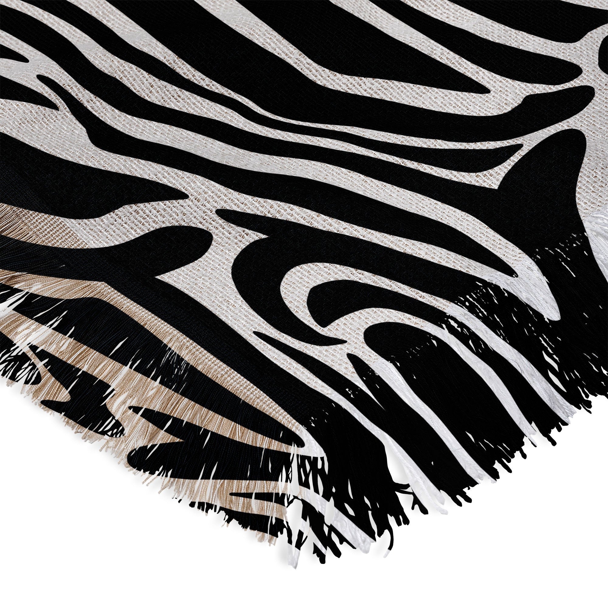 Jennifer Labre Wild Zebra Throw Blanket