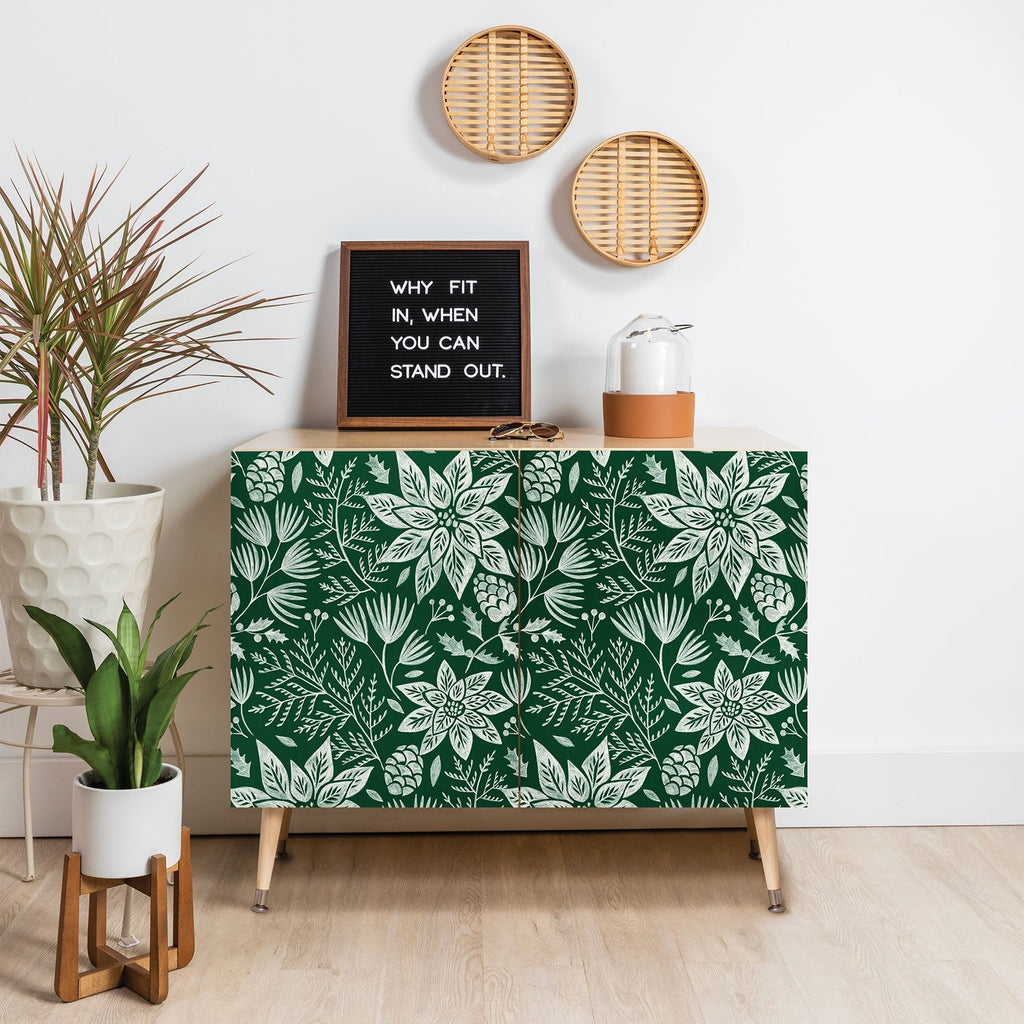 Pimlada Phuapradit Christmas Poinsettia Credenza