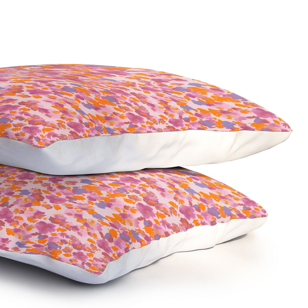 Gabriela Fuente Day Dreaming Watercolor Pink Pillow Shams