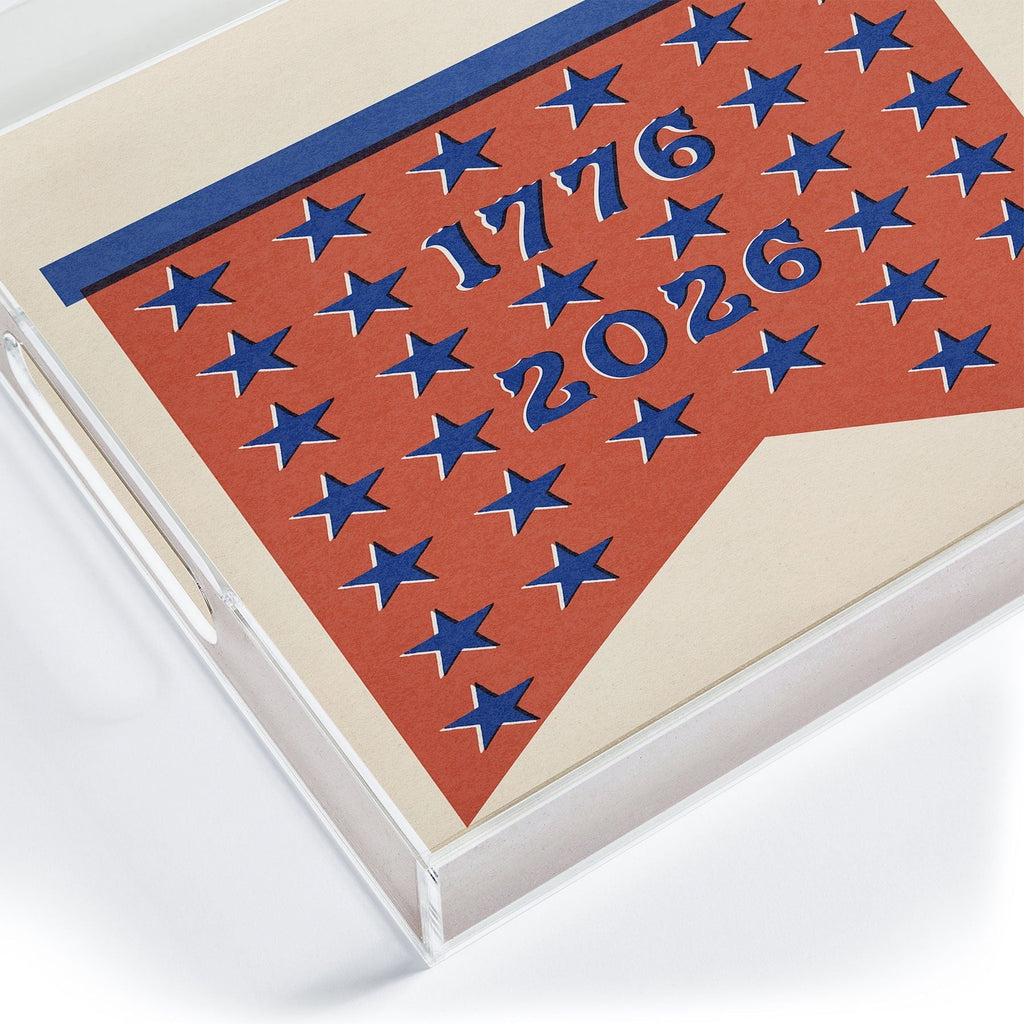 DENY Designs Star Banner Acrylic Tray