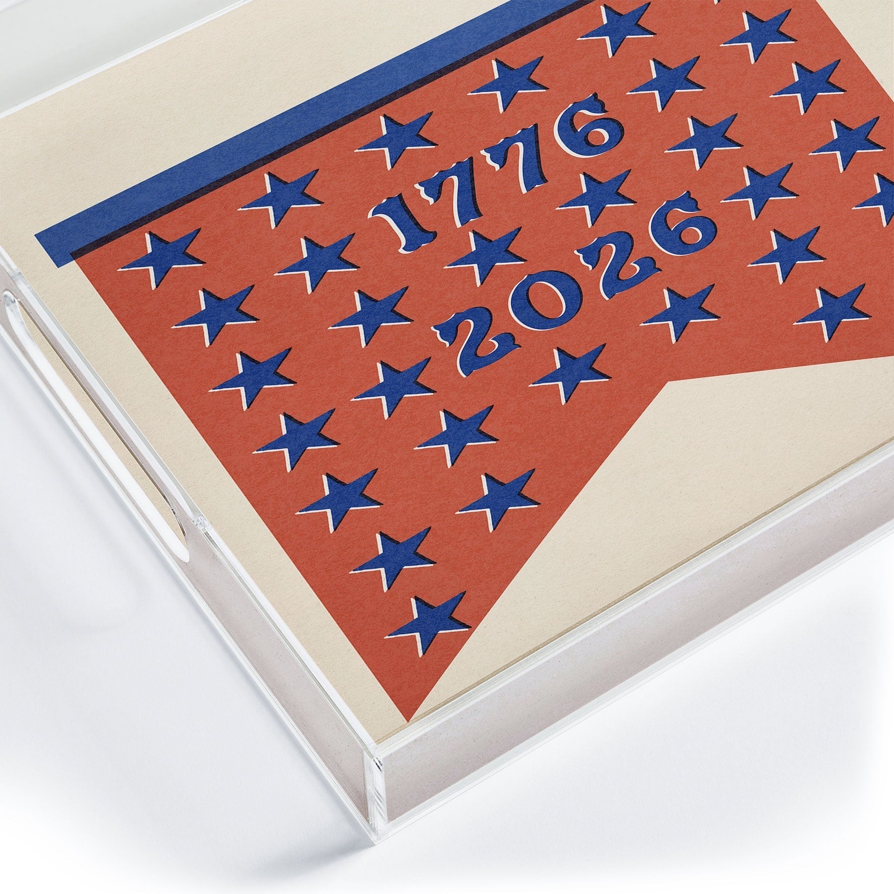 DENY Designs Star Banner Acrylic Tray