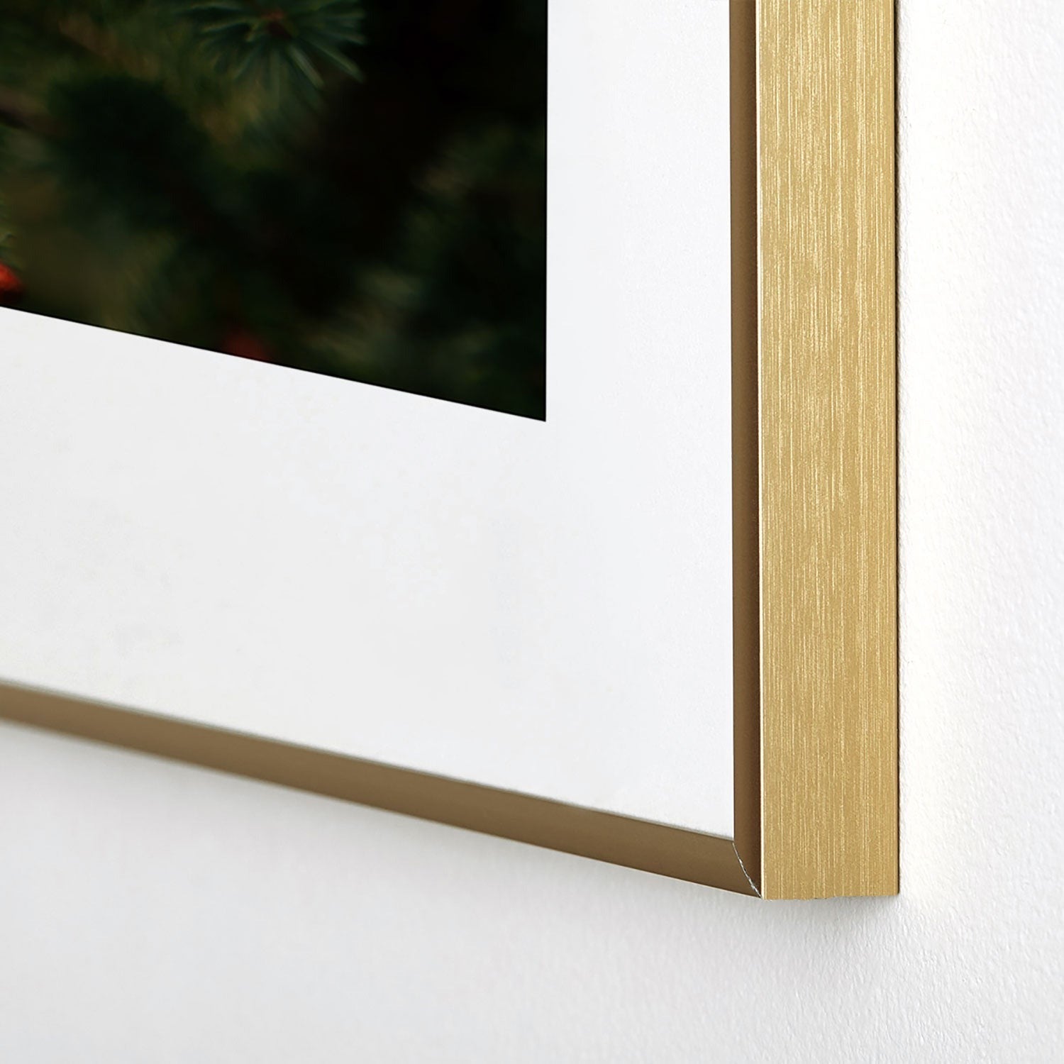 Hannah Kemp Spruce Tips Metal Framed Art Print