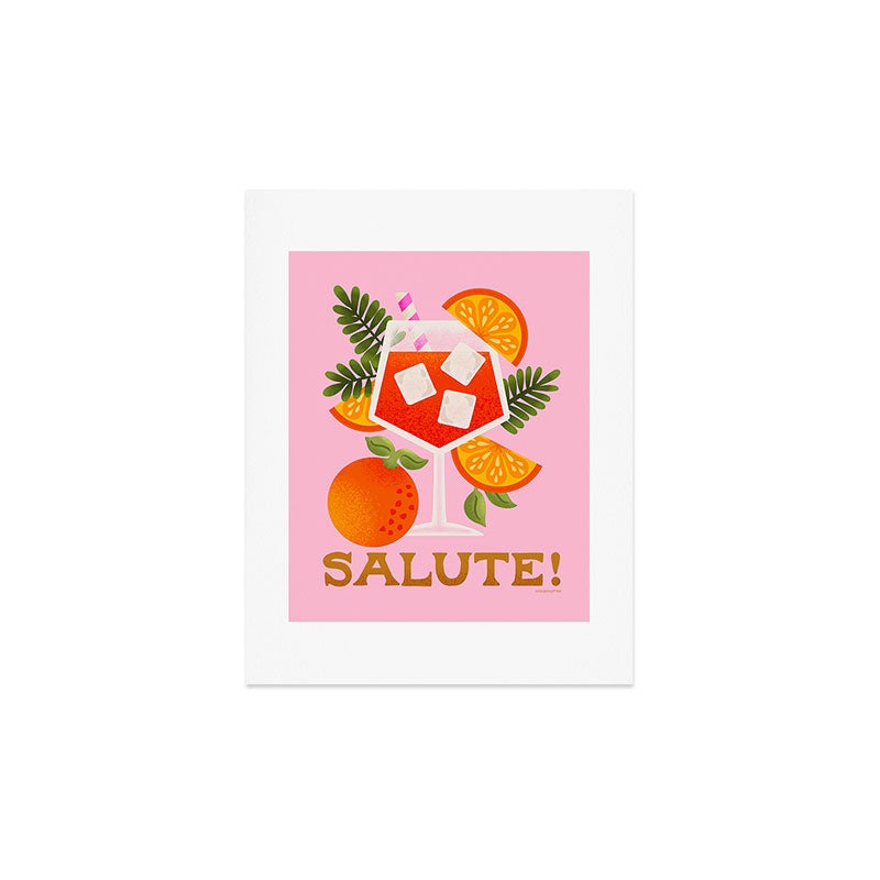 Jessica Molina Orange Spritz Art Print