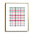 Lisa Argyropoulos Merry Vintage Plaid Metal Framed Art Print
